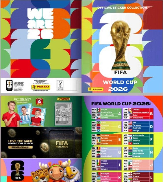 Fixture Mundial 2026 — Editable & Imprimible + Álbum y figuritas del mundial | Entrega inmediata